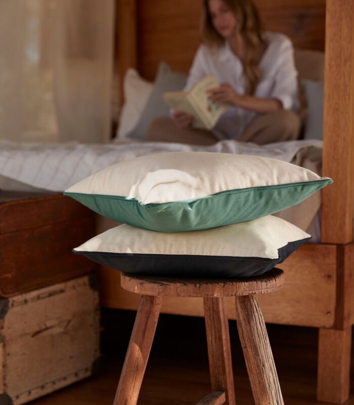 Fairtrade Cotton Piped Cushion Cover Thumbnail