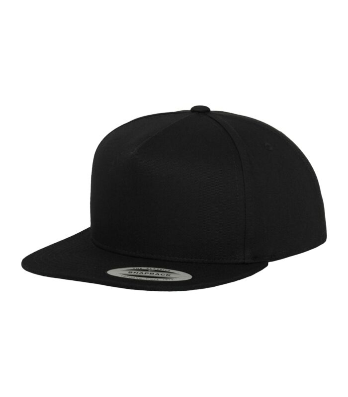 Classic 5 Panel Cotton Twill Snapback Thumbnail
