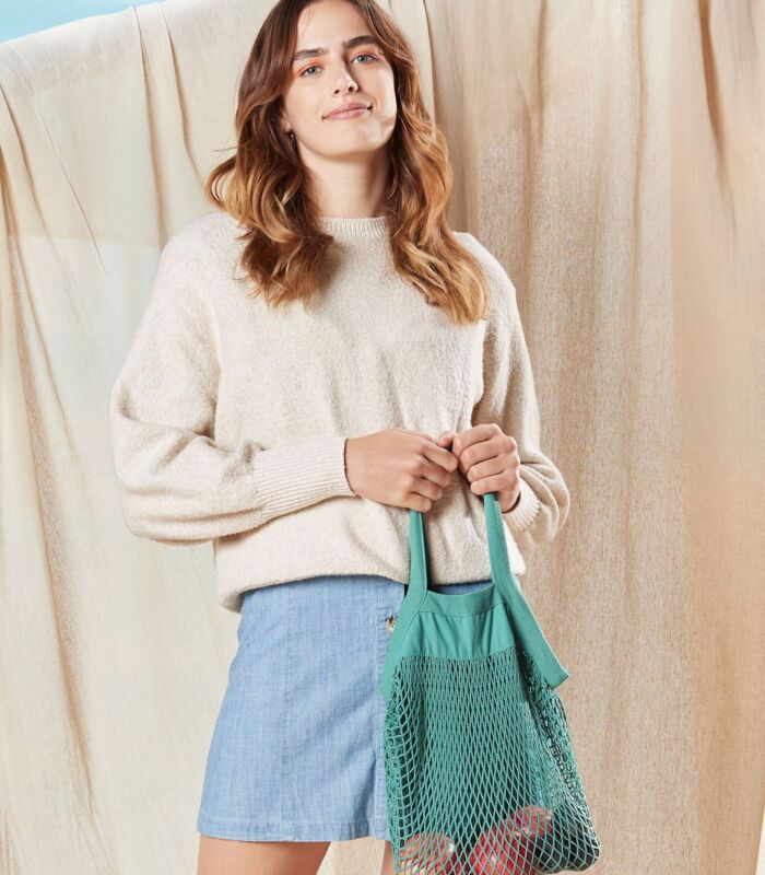 Organic Cotton Mini Mesh Grocery Bag Thumbnail