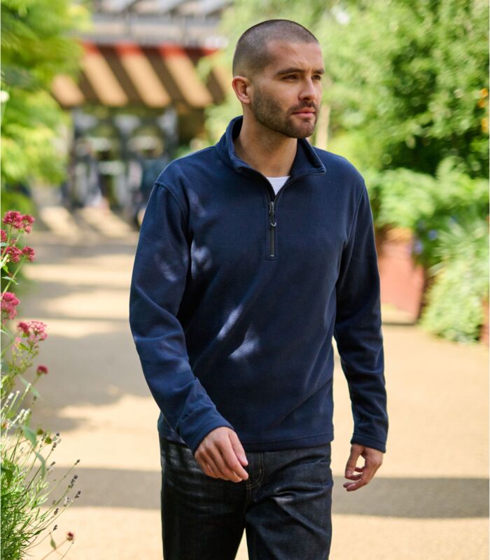 100% Recycled Half Zip Fleece Thumbnail