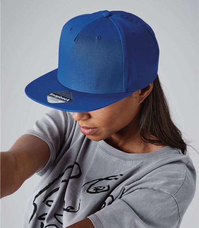 5 panel Snapback Rapper Cap Thumbnail