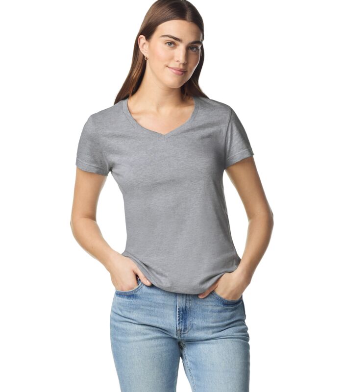Softstyle® Ladies' V-Neck T-Shirt Thumbnail
