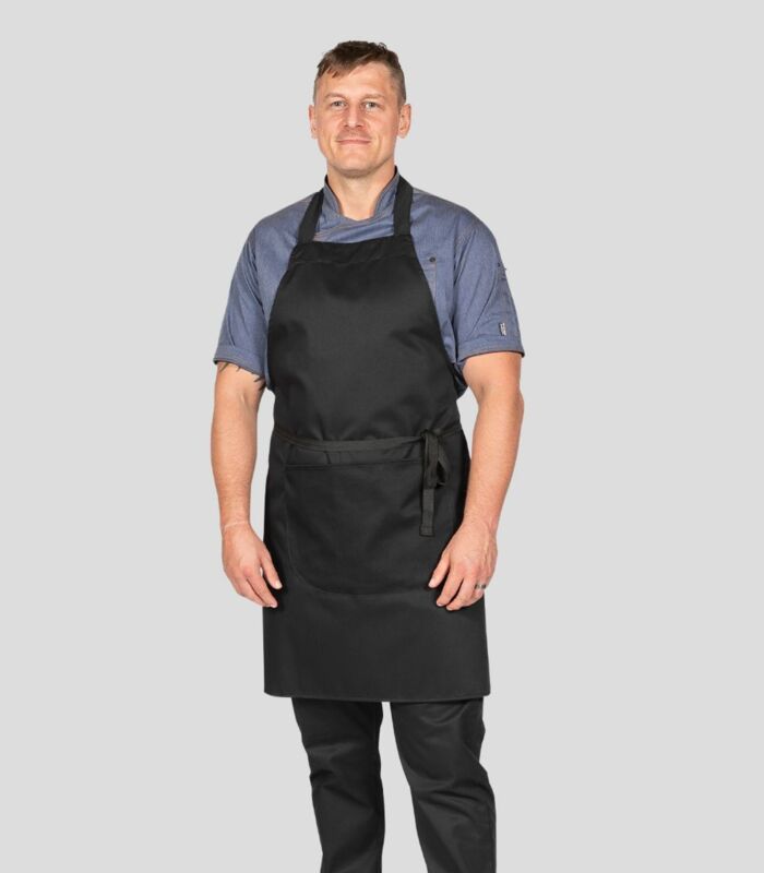 Low Cost Bib Apron With Pocket Thumbnail