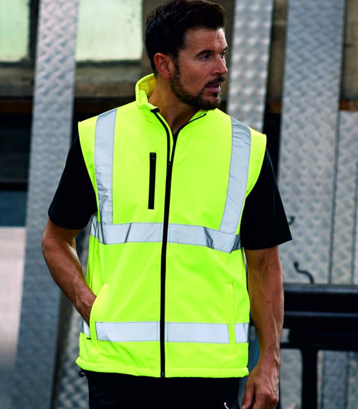 Hi-Vis Softshell Bodywarmer Thumbnail