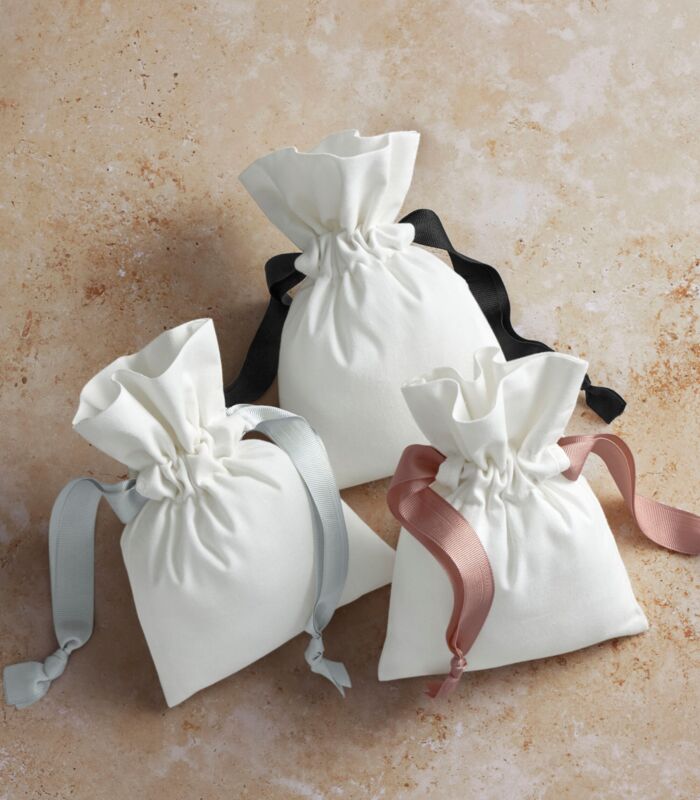 Cotton Bag with Ribbon Cord Thumbnail