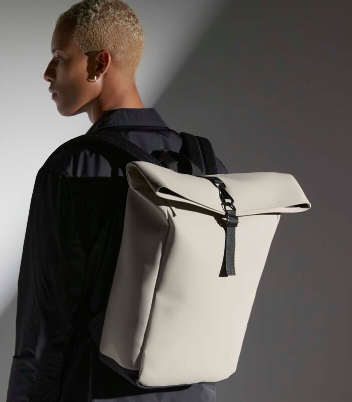 Matte PU Roll-Top Backpack Thumbnail