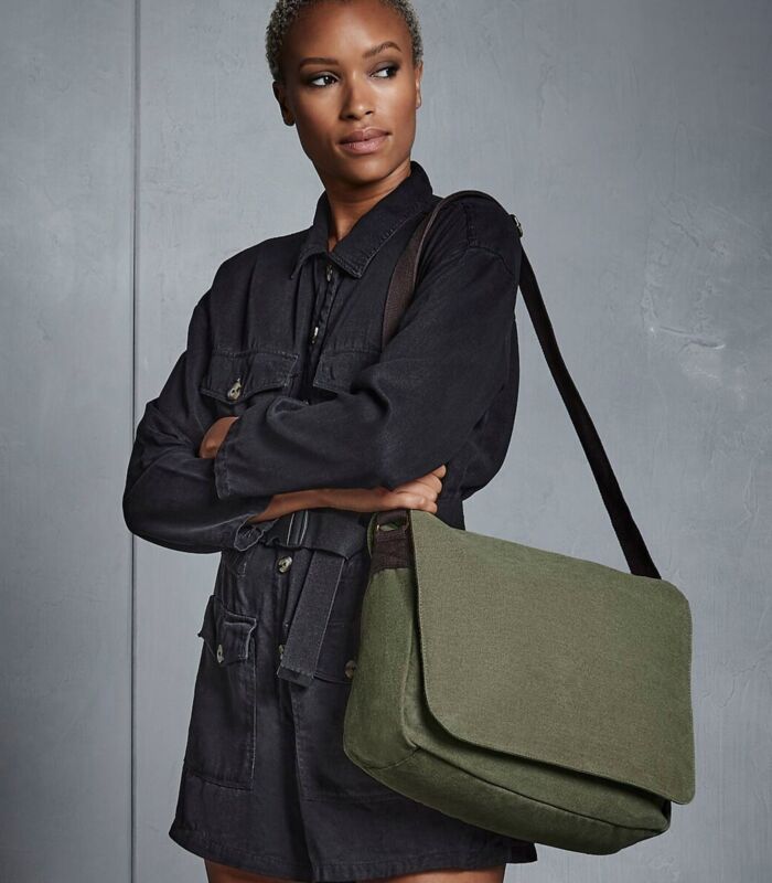 Vintage Canvas Despatch Bag Thumbnail