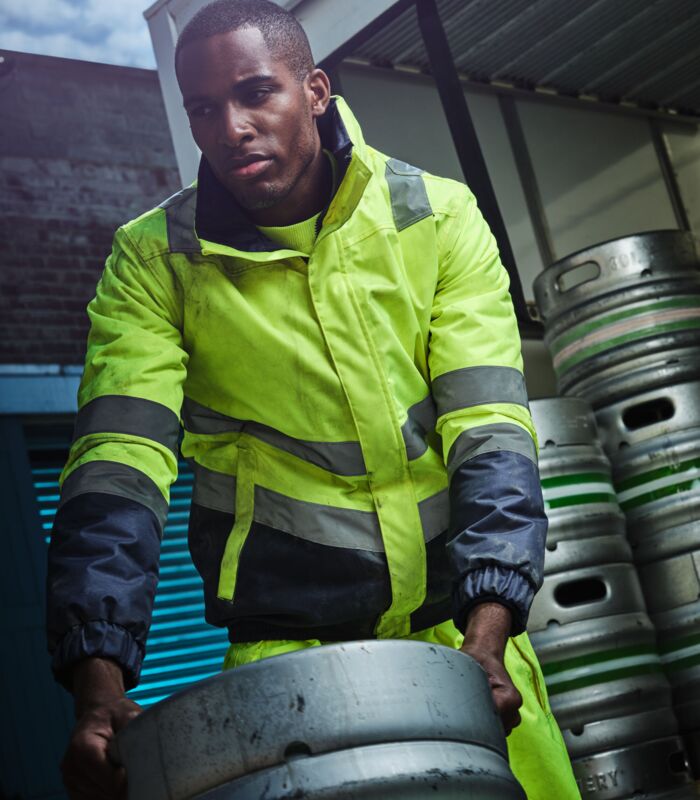 Pro Hi Vis Bomber Jacket Thumbnail