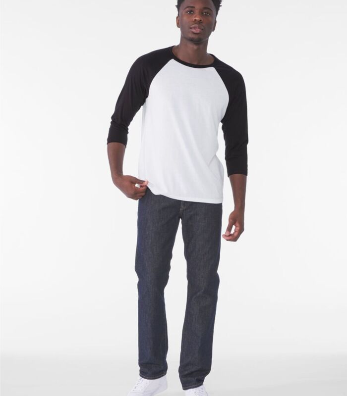 Canvas Unisex 3/4 Sleeve Baseball Tee Thumbnail