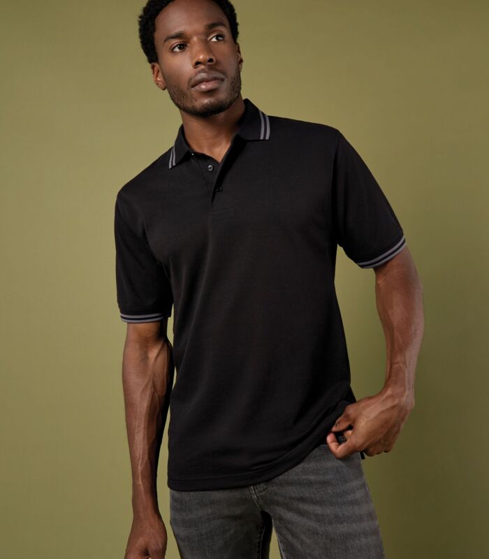 Classic Fit Tipped Collar Polo Thumbnail