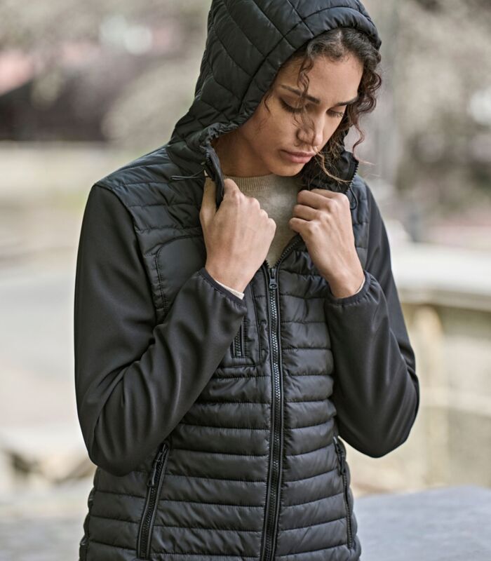 Ladies' Hooded Crossover Jacket Thumbnail