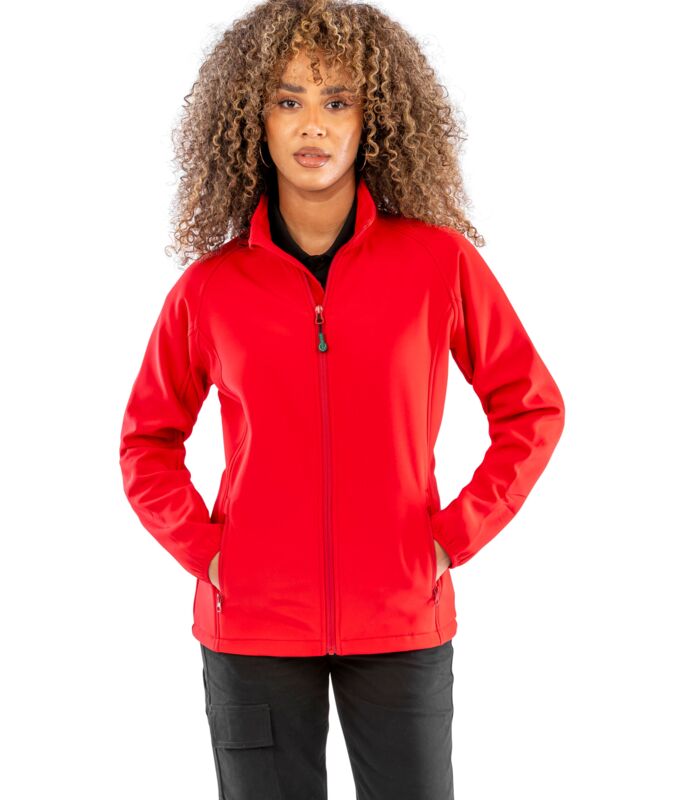 Ladies' Recycled 2-Layer Printable Softshell Thumbnail