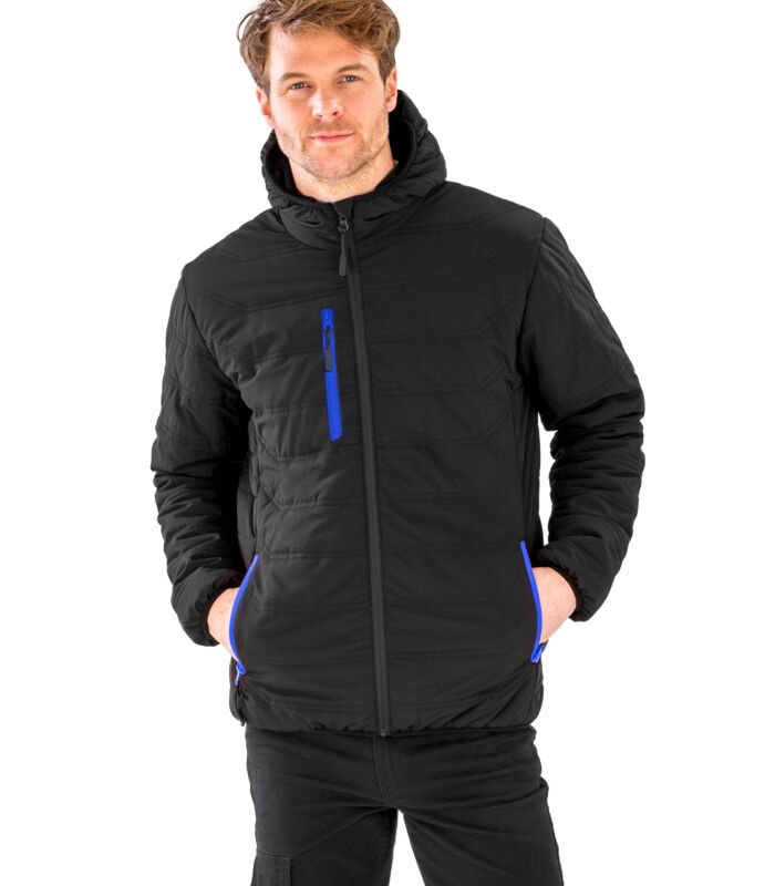Black Compass Padded Winter Jacket Thumbnail