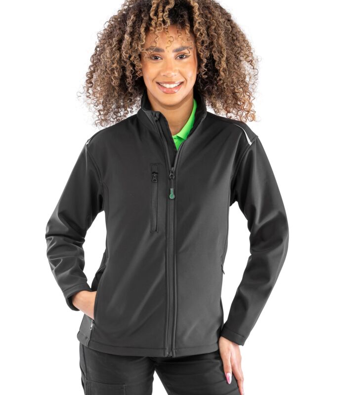 Women's Recycled 3-Layer Printable Softshell Jacket Thumbnail