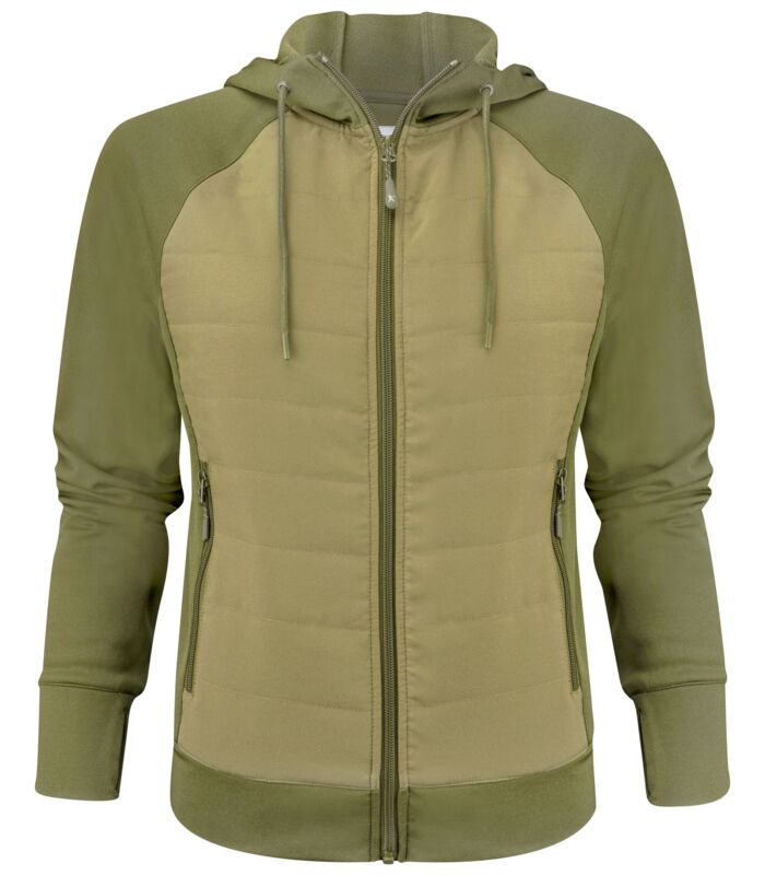 Ladies Keyport Full Zip Hooded Hybrid Jacket Thumbnail