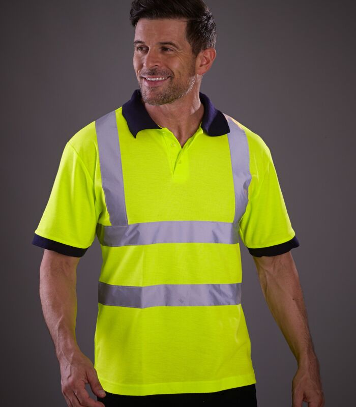 Hi-Vis Short Sleeve Polo Shirt Thumbnail