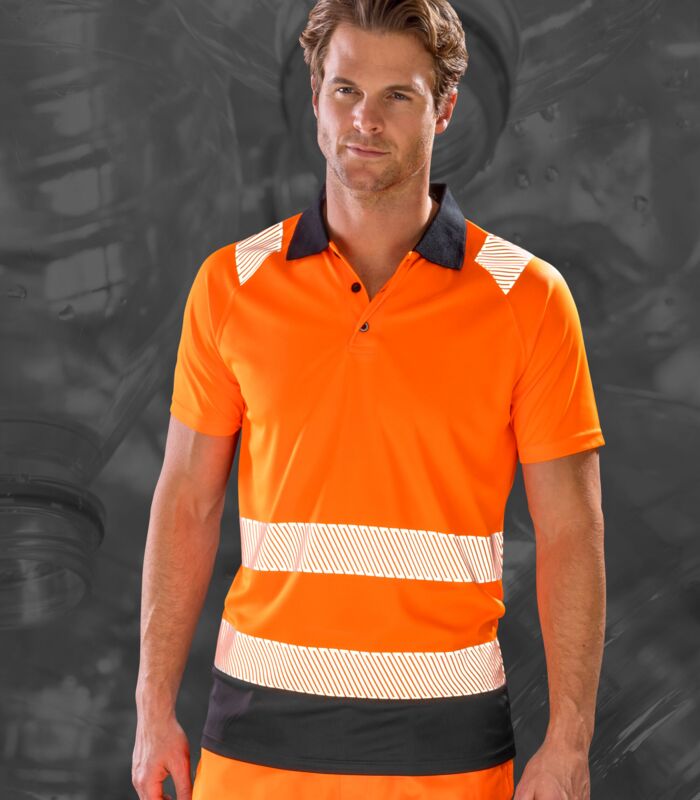 Recycled Safety Polo Shirt Thumbnail
