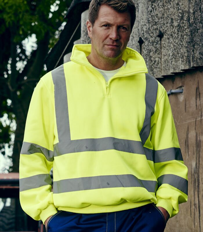 Hi-Vis 1/4 Zip Sweatshirt Thumbnail