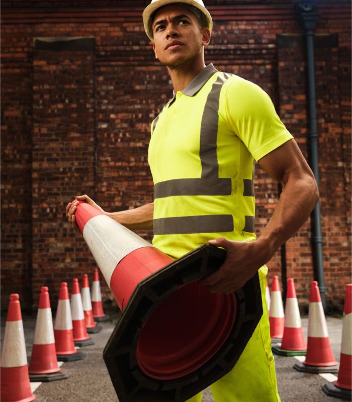 Hi-Vis Pro Contract Polo Shirt (Class 2) Thumbnail