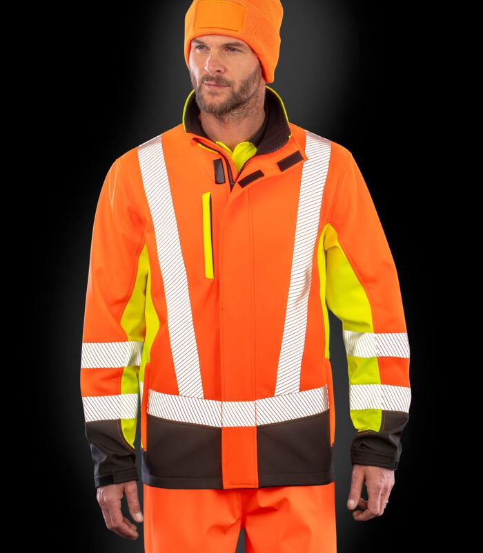 3-layer Printable 3-Tone Safety Softshell Thumbnail