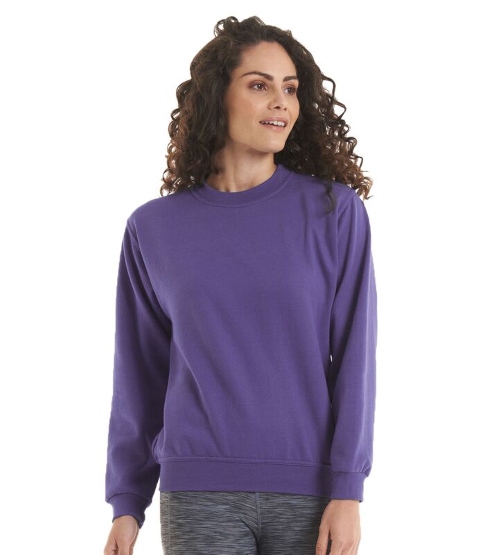 Ladies Deluxe Crew Neck Sweatshirt Thumbnail