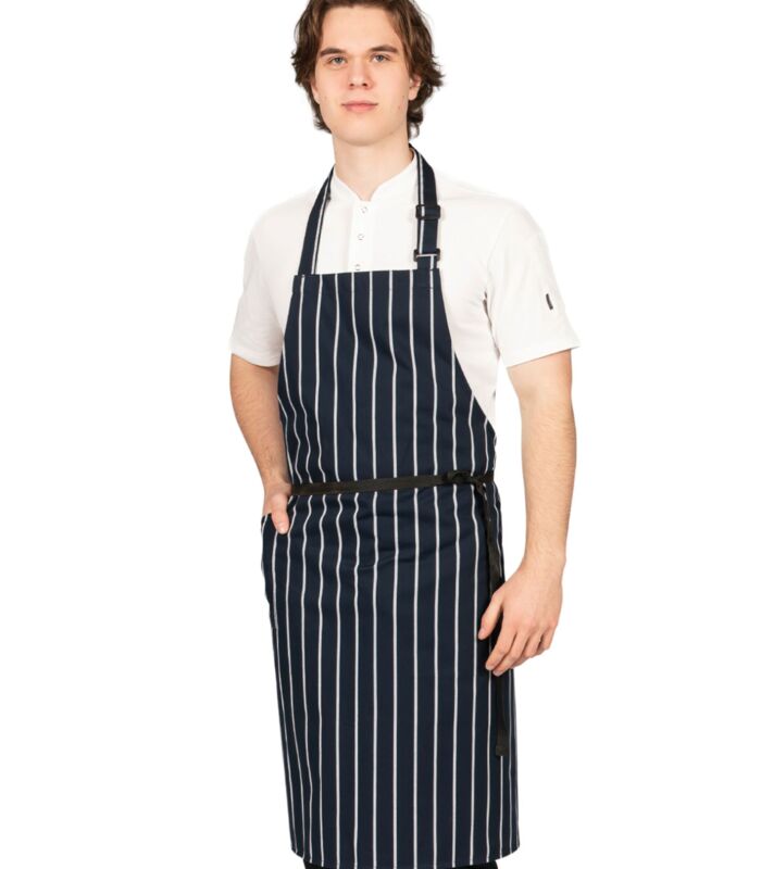 Classic Woven Stripe Apron Thumbnail