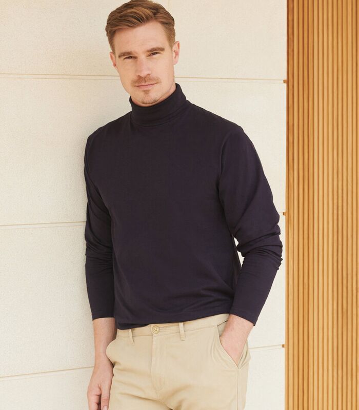 Long sleeve roll neck top Thumbnail