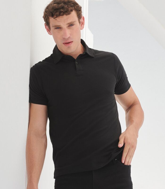 Short sleeve stretch polo Thumbnail