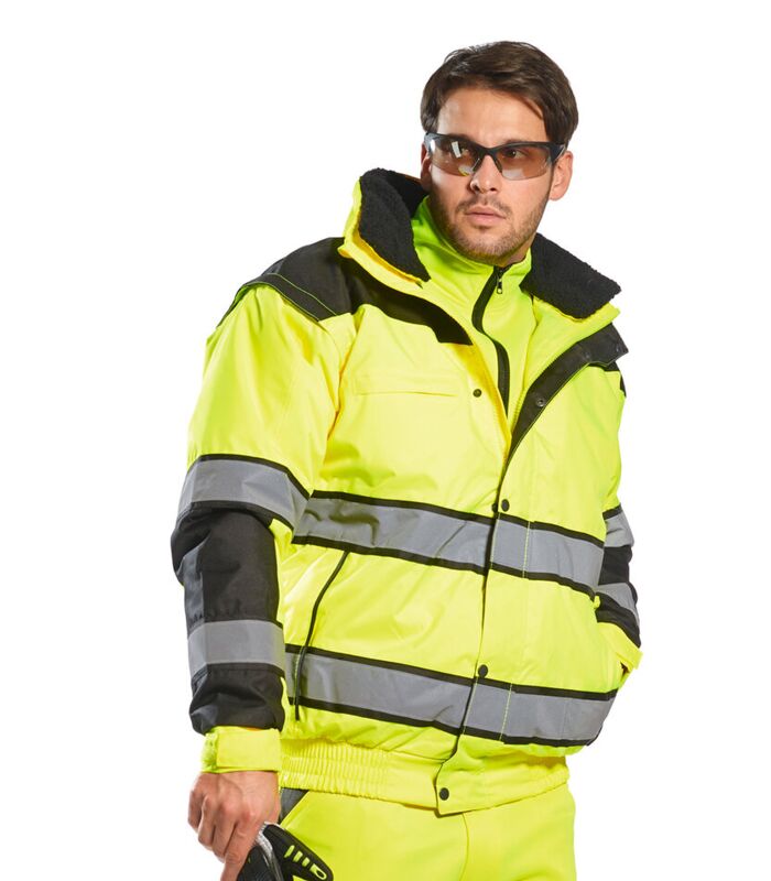 Hi-vis classic bomber jacket (C466) Thumbnail