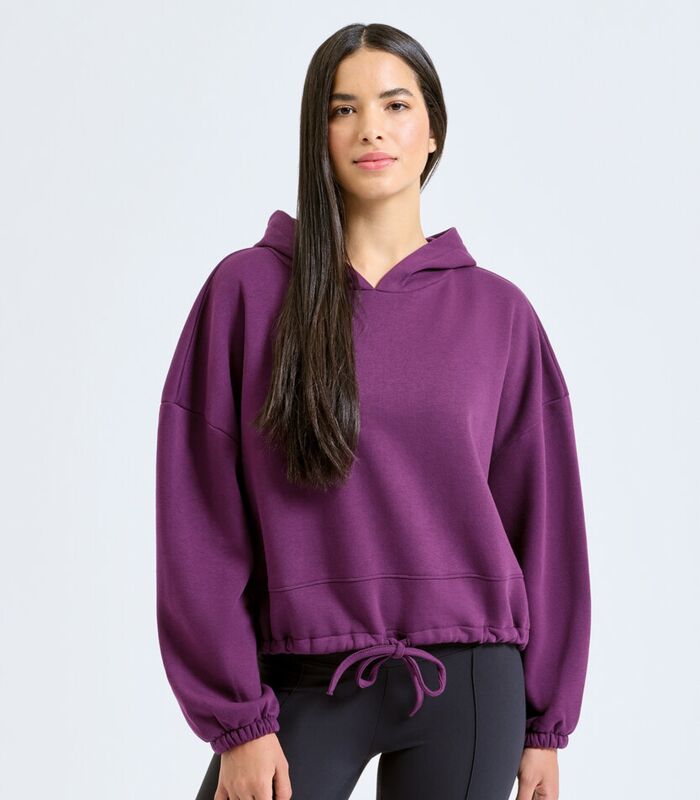 Women's TriDri® cropped oversize hoodie Thumbnail