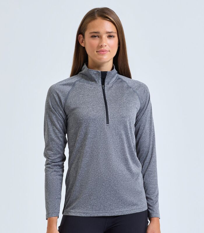 Women's TriDri® long sleeve performance ¼ zip Thumbnail