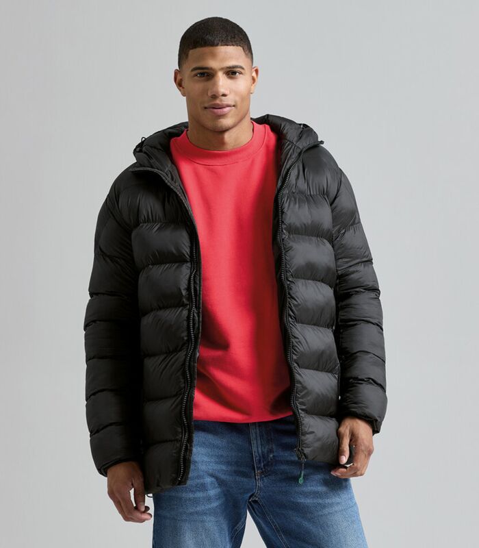 Solitude recycled hooded jacket Thumbnail