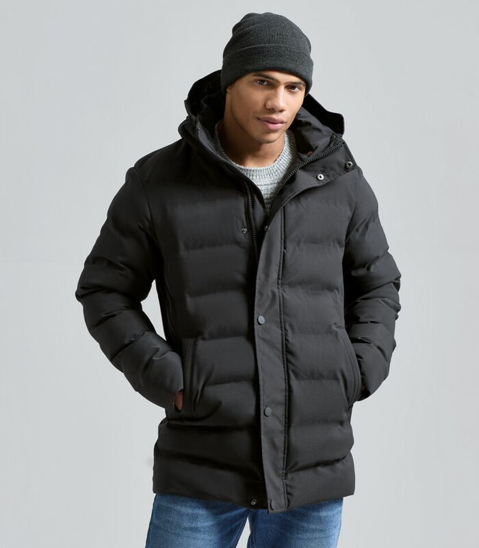 Recycled bonded longline padded jacket Thumbnail