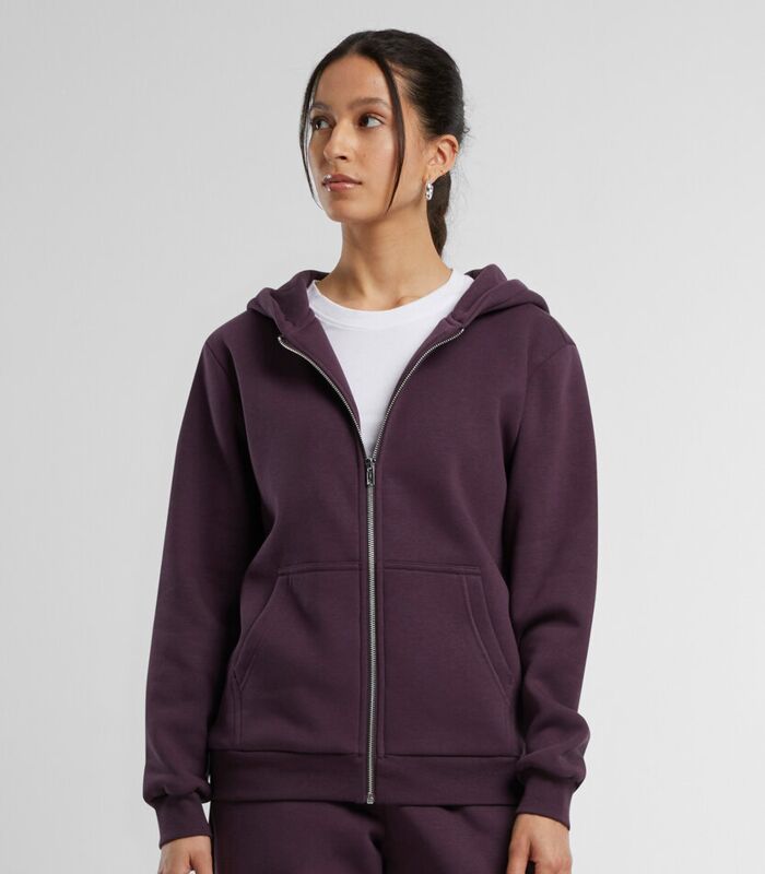 Women’s fluffy zip hoodie Thumbnail