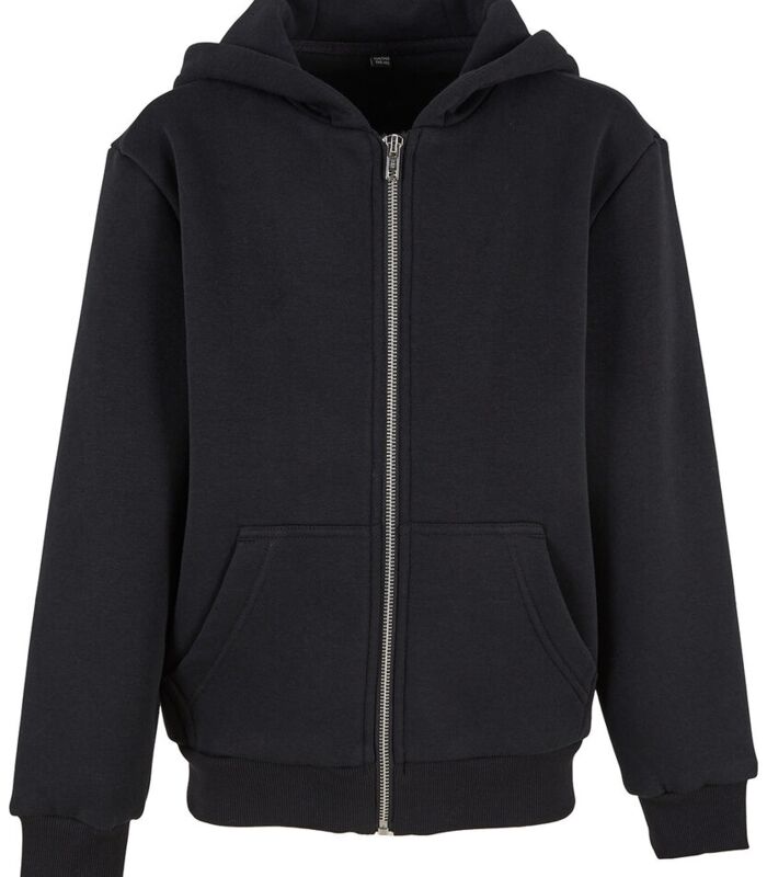 Kids fluffy zip hoodie Thumbnail