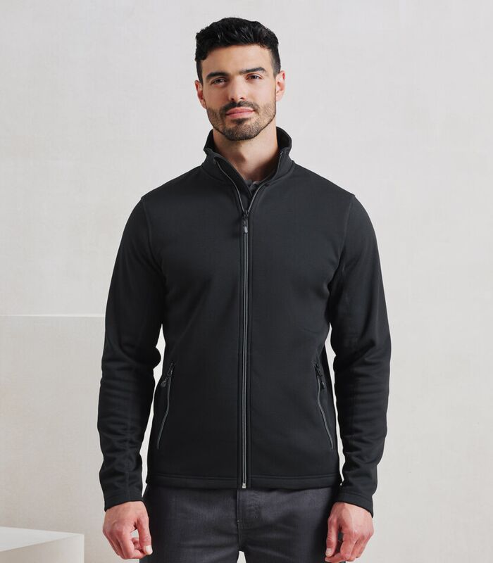 Men's spun dyed sustainable zip-through sweatshirt Thumbnail